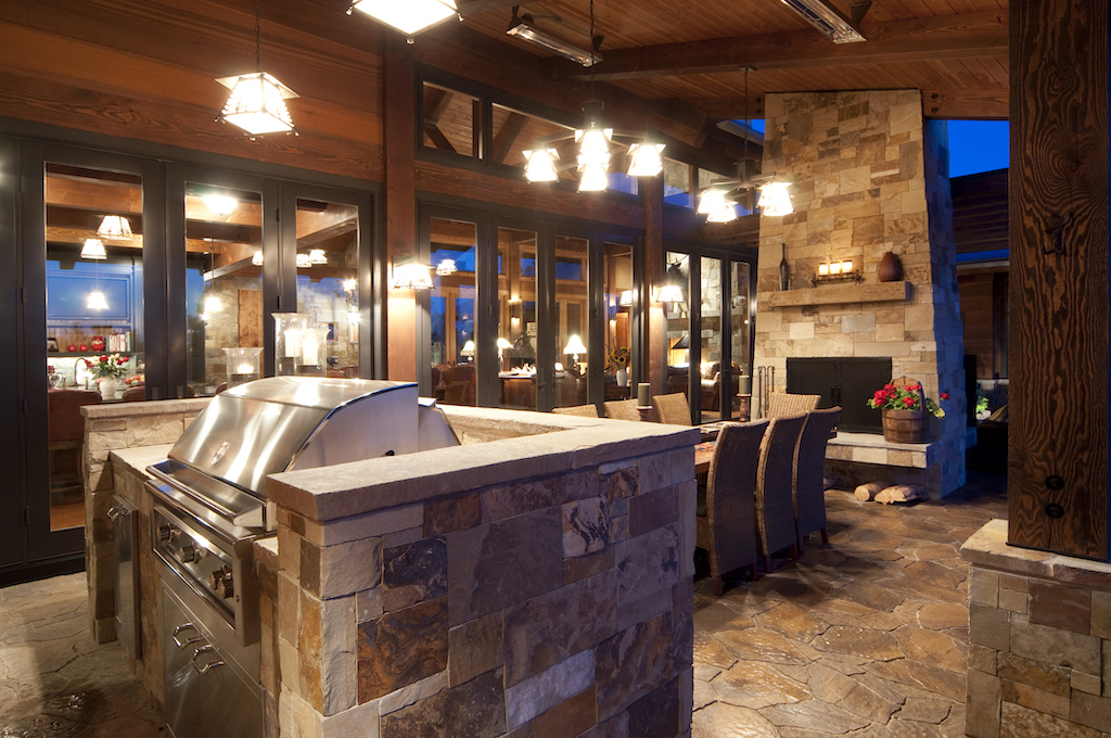 Outdoor deck lighting. | Electrical service