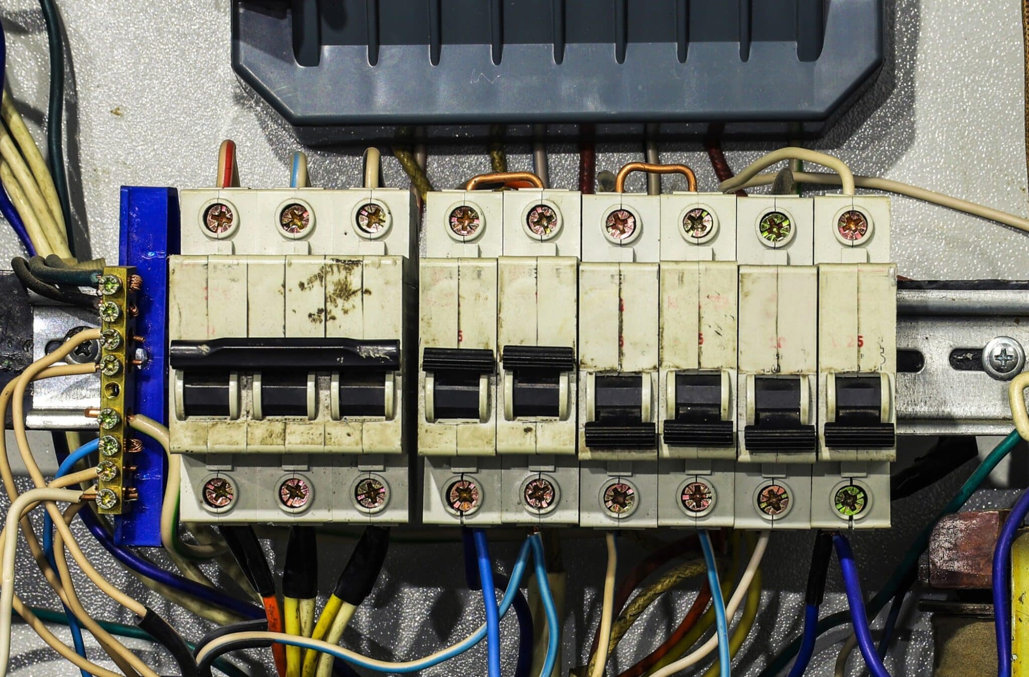 Outdated Electrical Panel.
