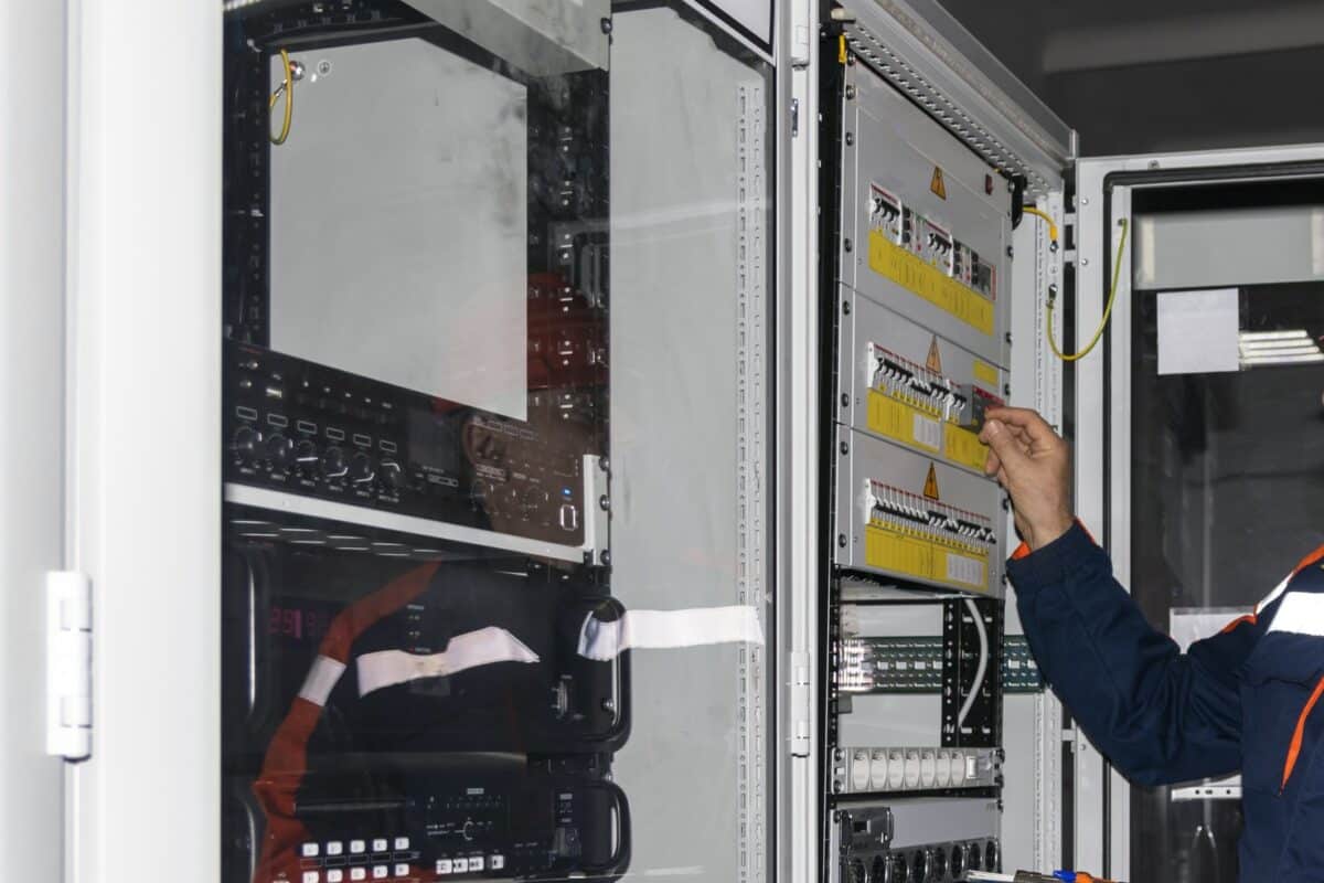 Modern Electrical Switchgear.