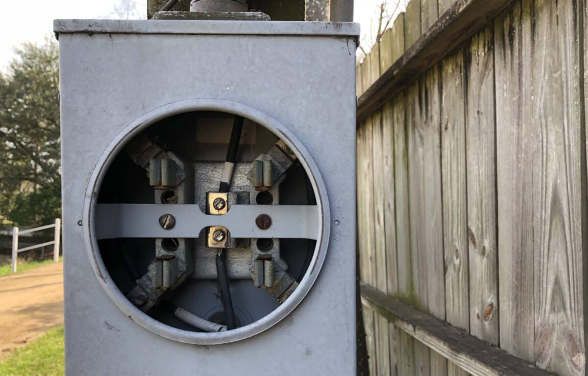 Meter base replacement.