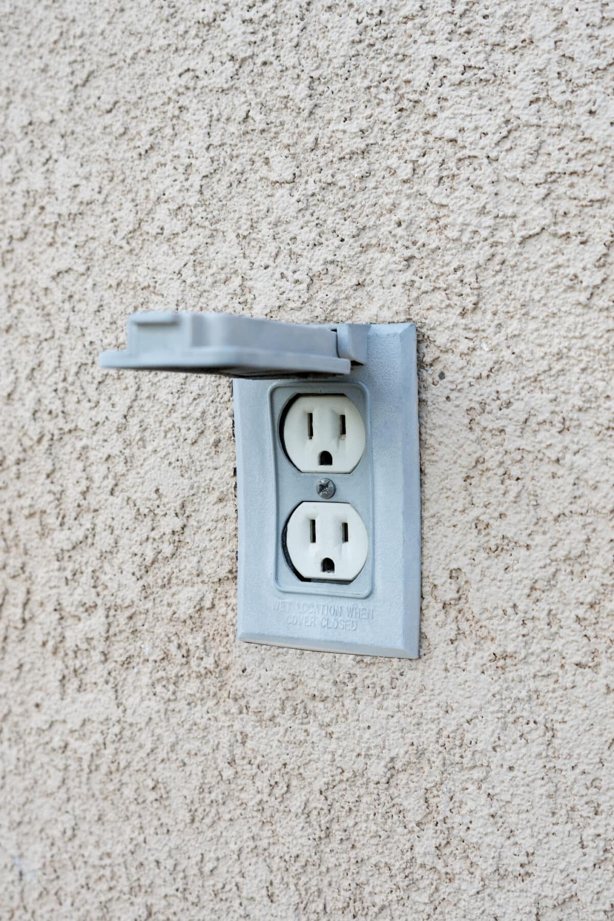 Outdoor outlet covers.
