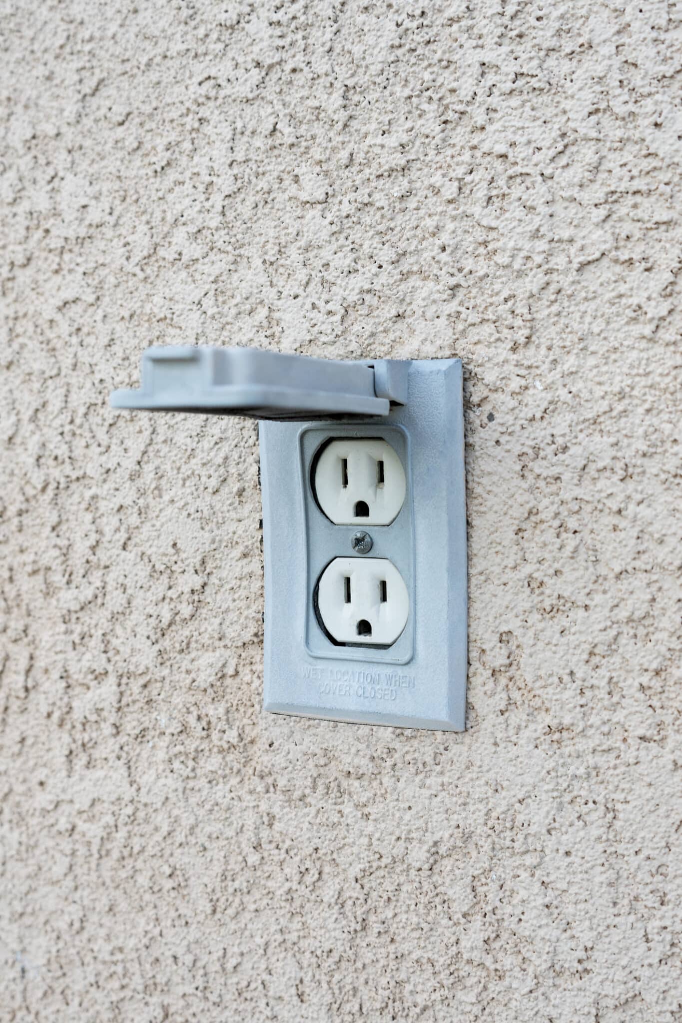 Outdoor outlet covers.