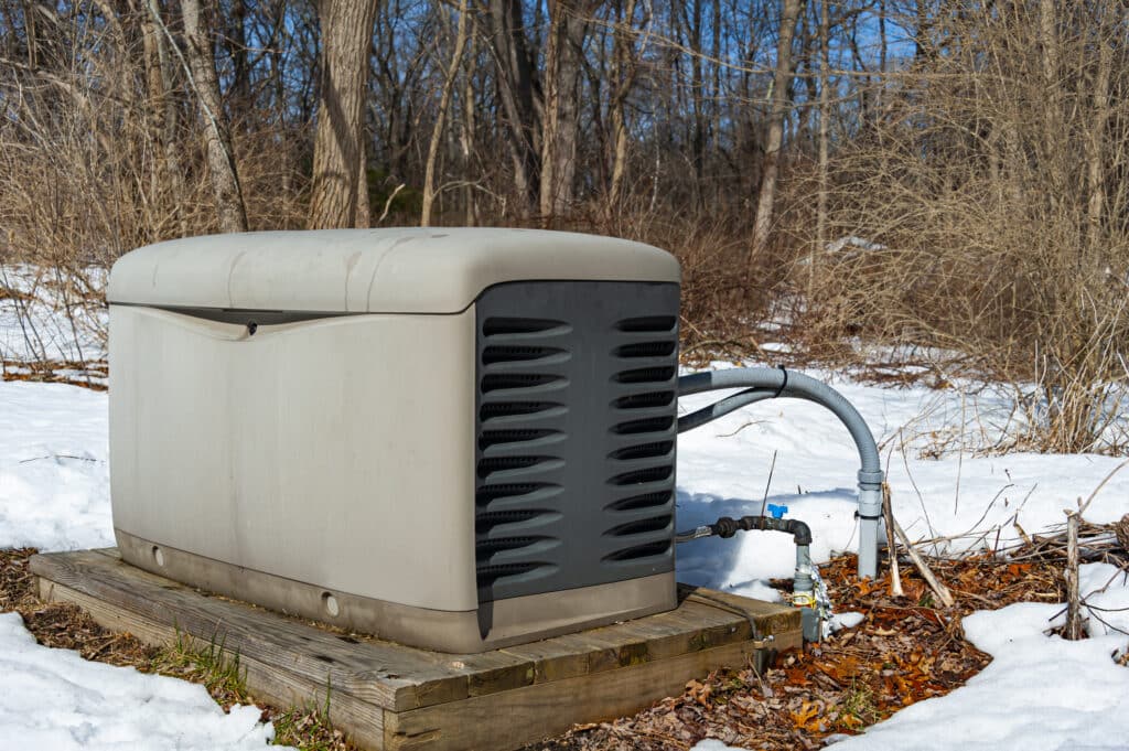 Winter generator connection safety tips for homeowners.